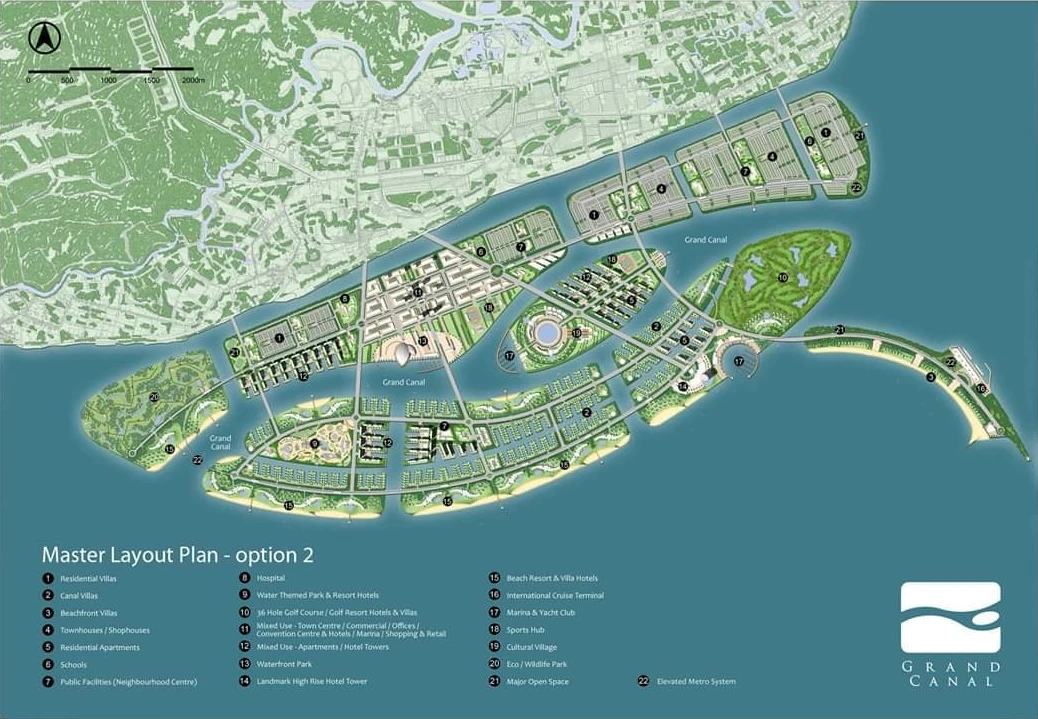 Mặt bằng Phân Chia Khu Chức Năng